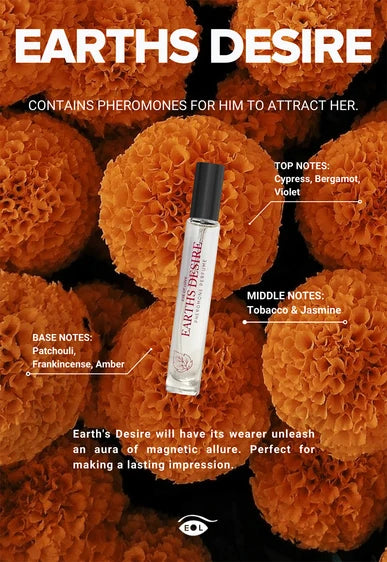 Eye of Love Bloom Attract Her Pheromone Parfum Earth's Desire 0.34 oz.