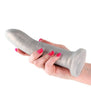 Royals Charlie 7 in. Metallic Curved Dildo Champagne