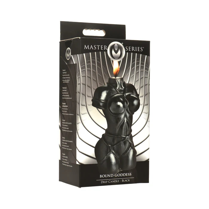 Bound Goddess Drip Candle - Black