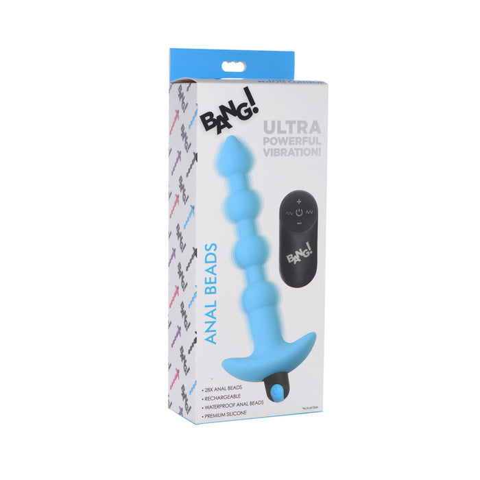 Bang! Vibrating Silicone Anal Beads & Remote Control