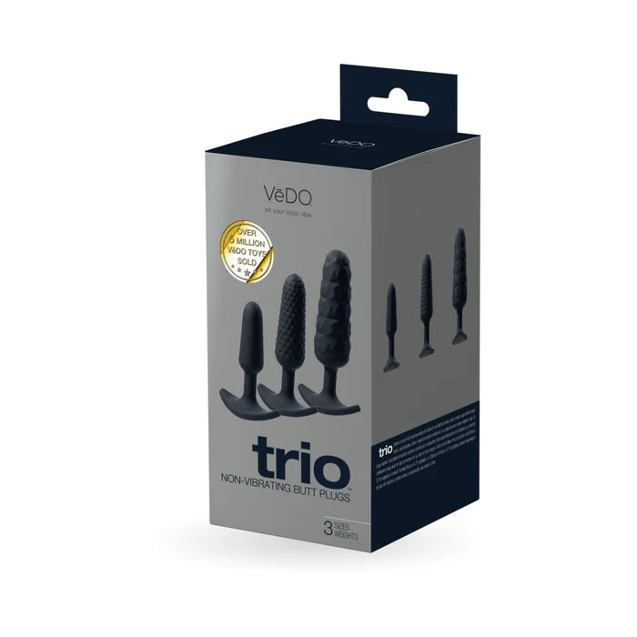 VeDO Trio Anal Plug Set Black