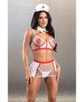 Fantasy Lingerie Play Perfect Health 5-Piece Nurse Costume Set White