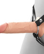 Fantasy X-Tensions Elite Hollow Silicone Strap-On 6 in. Vanilla