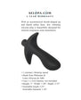 Selopa P-Spot Trainer Battery Operated Prostate Vibe Silicone Black