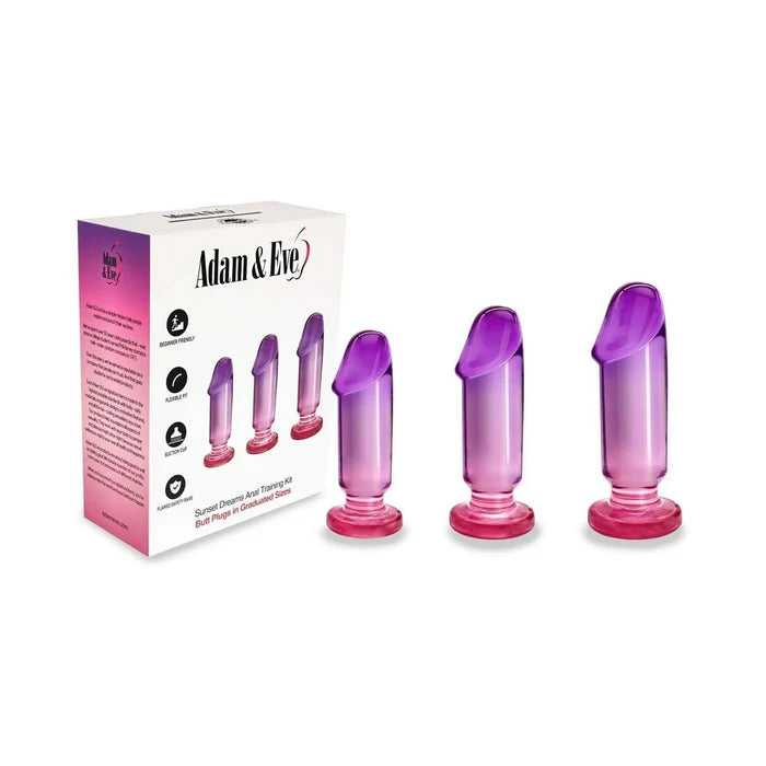 Adam & Eve Sunset Dreams Anal Plug Training Kit BoudoirNoir Adam & Eve Sunset Dreams Anal Plug Training Kit BoudoirNoir