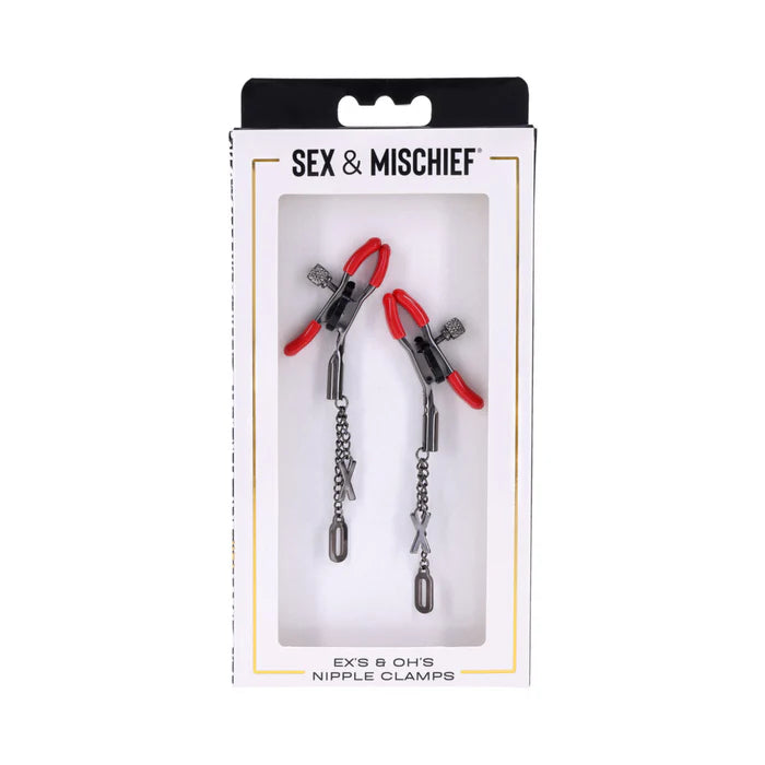 SS Ex's & Oh's Nipple Clamps