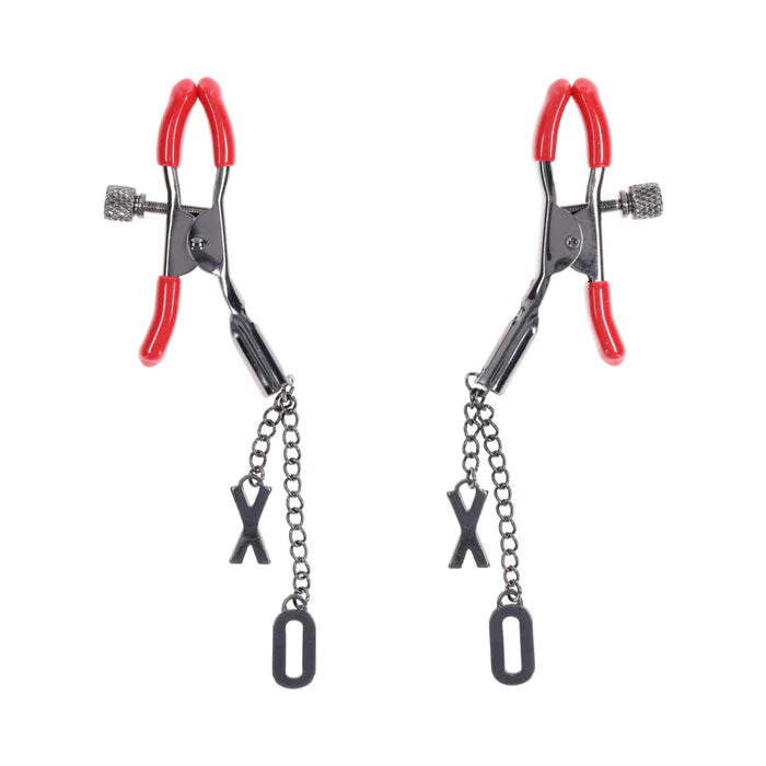 SS Ex's & Oh's Nipple Clamps