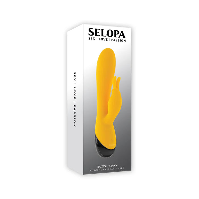 Selopa Buzzz Bunny Flexible Rabbit Vibrator Yellow