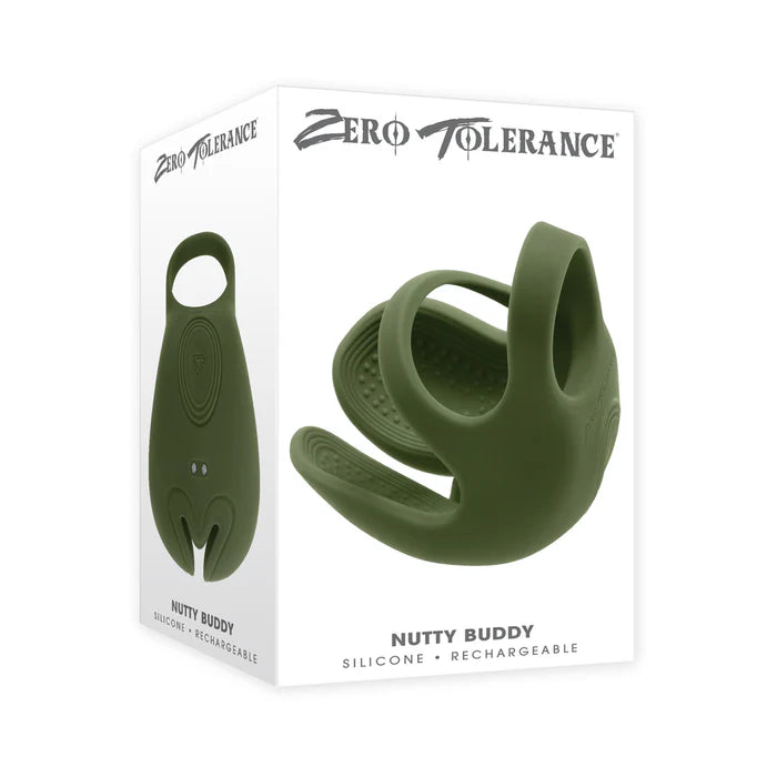 ZT Nutty Buddy Cock Ring Stimulator Green