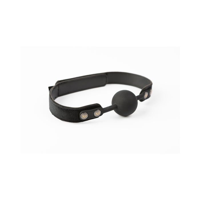 SEI MIO Strictly Come Quietly Soft Strap Silicone Ball Gag