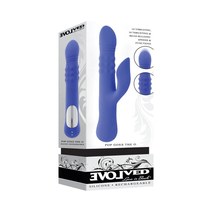 Pop Goes The O Triple Motor Thrusting Rabbit Blue