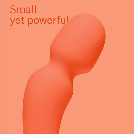 Dame Min Mini Wand Vibrator Papaya