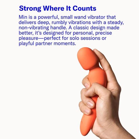 Dame Min Mini Wand Vibrator Papaya