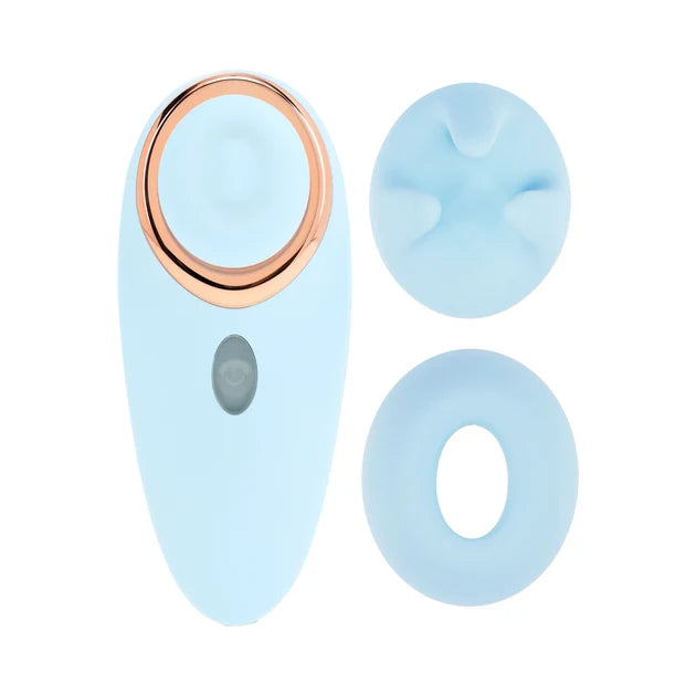 LoveLine Aurie AirTapTech Rechargeable Vibrator Blue