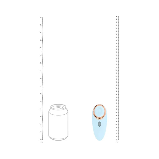LoveLine Aurie AirTapTech Rechargeable Vibrator Blue