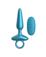 Luv Inc. Pr37: Pointy Ring Luv Plug Metallic Blue