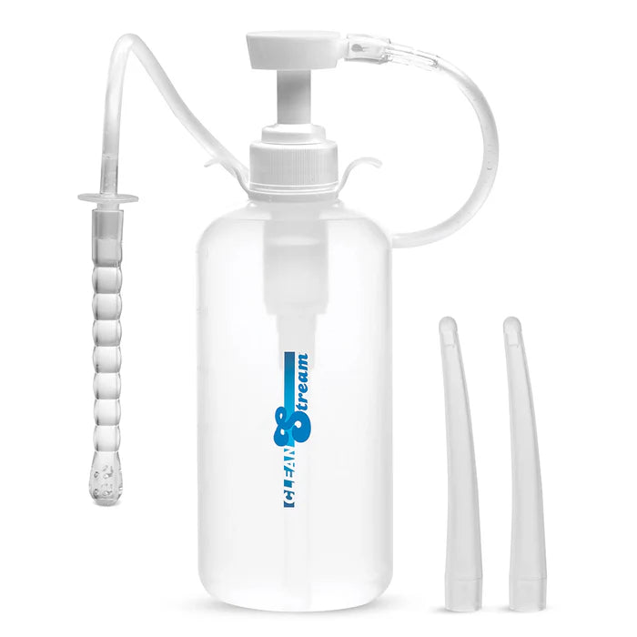 CleanStream XL Enema Bottle with 3 Attachments