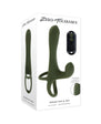 Strap Tap & Go Vibrating Girth Enhancer Green