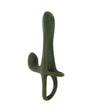 Strap Tap & Go Vibrating Girth Enhancer Green
