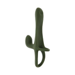 Strap Tap & Go Vibrating Girth Enhancer Green