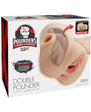 PDX Plus Double Pounder Vibrating Squeeze Stroker Light