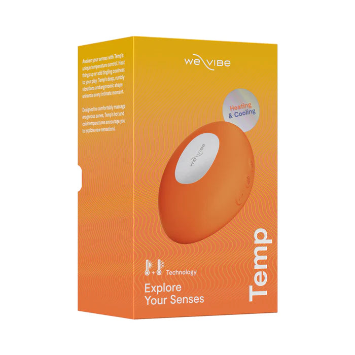 We-Vibe Temp Heating and Cooling Rechargeable Silicone Lay-on Vibrator