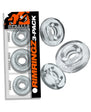 Oxballs Rimringz Multi Size 3-Pack Clear