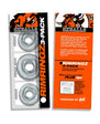 Oxballs Rimringz Multi Size 3-Pack Clear