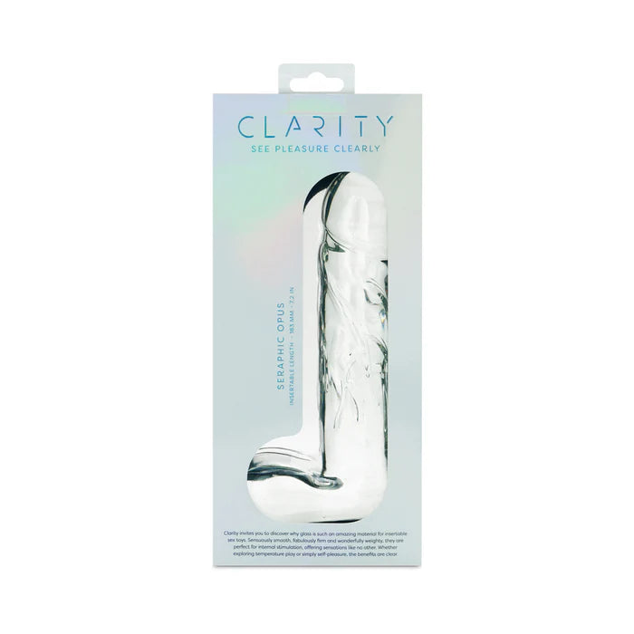 Clarity Seraphic Opus Glass Dildo