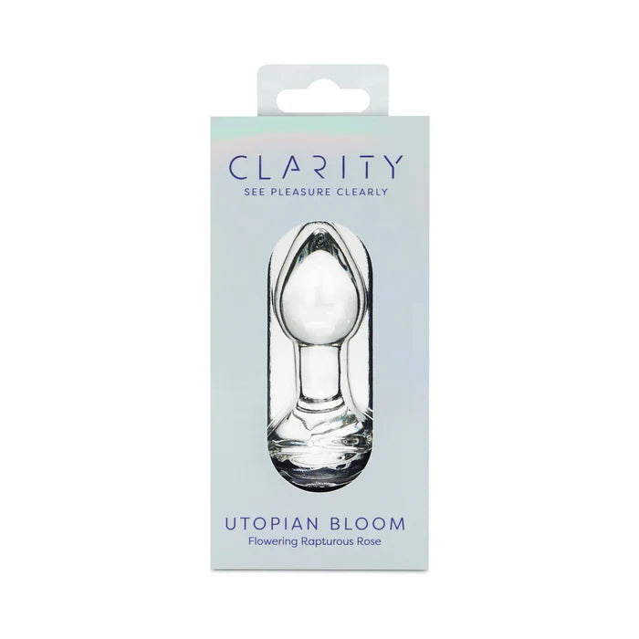 Clarity Utopian Bloom Glass Plug