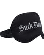 Ouch! Suck Don't Bite Printed Mask Satin Black
