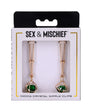 Sex & Mischief Indica Crystal Nipple Clips