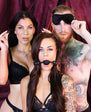 SEI MIO Sensory Surrender Blindfold, Gag and Earplug Kit