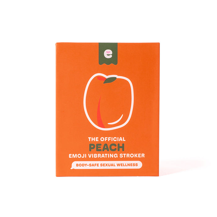 Emojibator Peach Vibrating Stroker