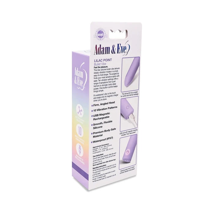 Adam & Eve Lilac Point Bullet Vibe