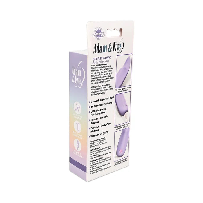 Adam & Eve Secret Curve Panty Bullet Vibe