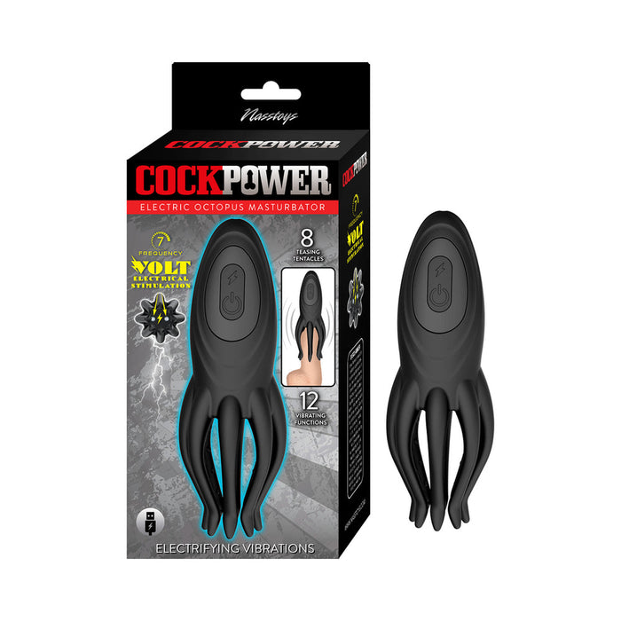 Cockpower Electric Octopus Masturbator Black