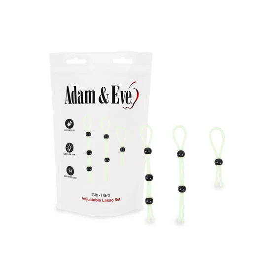 Adam & Eve Glo-Hard Adjustable Lasso Set