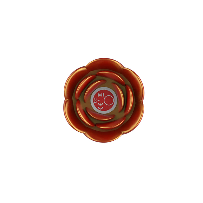 Adam & Eve Beaded Rose Blossom Silicone Anal Vibrator