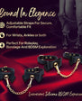 Temptasia Ardor Wrist & Ankle Restraints Black with Bow