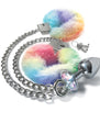 NIXIE Metal Butt Plug & Furry Handcuff Set Unicorn