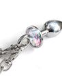 NIXIE Metal Butt Plug & Furry Handcuff Set Unicorn