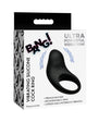 BANG! Vibrating Silicone Cock Ring Black