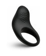 BANG! Vibrating Silicone Cock Ring Black