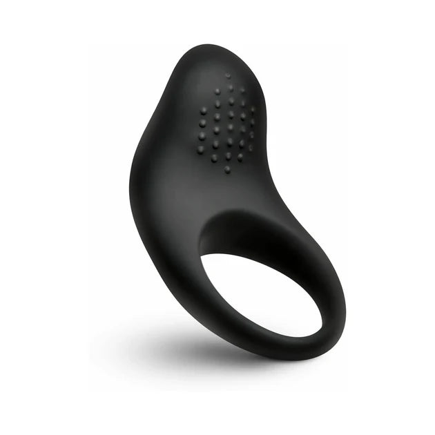 BANG! Vibrating Silicone Cock Ring Black