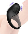 BANG! Vibrating Silicone Cock Ring Black