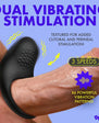 BANG! Vibrating Silicone Cock Ring Black