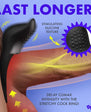 BANG! Vibrating Silicone Cock Ring Black