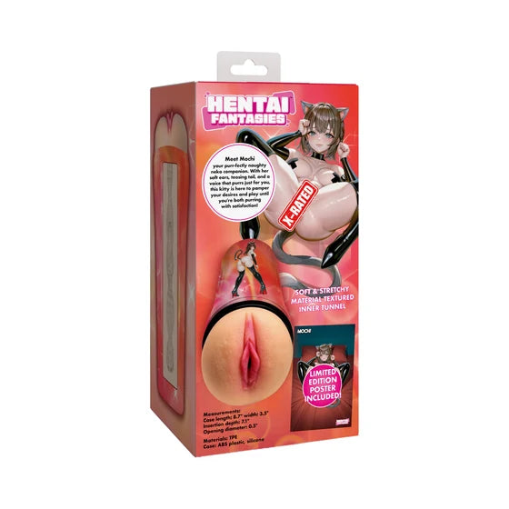Hentai Fantasies Mochi the Cat Girl P*ssy Masturbator