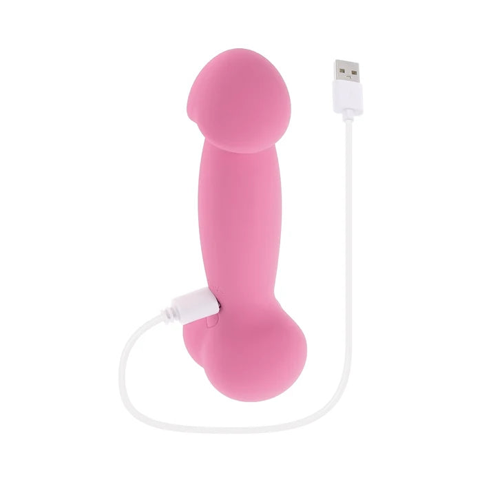 Selopa A Bit Nutty Floppy Phallic Mini Vibrator Pink